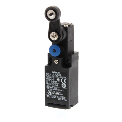Omron Limit Switch, Roller Lver (Resin Lver, Resin Roller), 2NC/1NO (Slow-Action), 2NC/1NO (Slow-Action), G1/2 (1-Conduit) 4547648040303