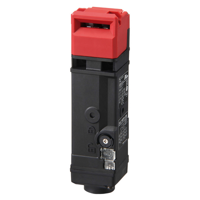 Omron Selenoid Safety-Capi Switch, D4SL-N, M20, 2NC/1NO + 2NC/1NO, Head: Plastic, 24VDC Selenoid Locking/Mechanical Opening, LED indicator, connector 4548583316867