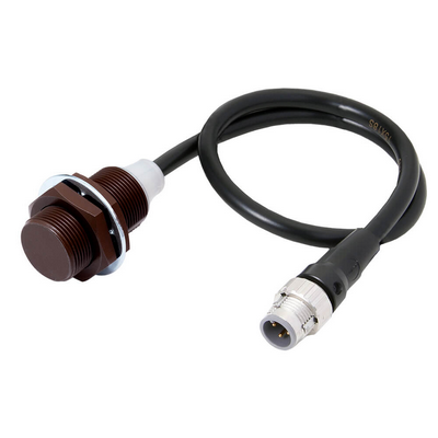 Omron Proximity Sensor, Inductive, Fluororein Coating (Base Material: Sus 303) M18, Shielded, 12 mm, DC, 3-Wire, PNP No, IO-Link Com3, M12 PRE-WEDE SMARTCLICK Connector 45497345299144