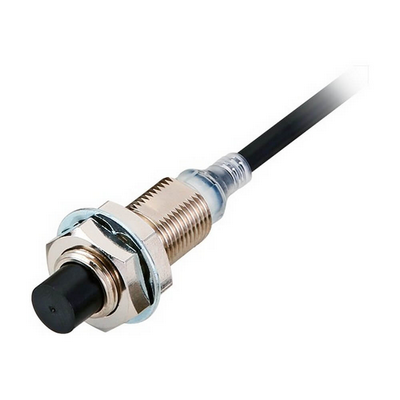 Omron Proximity Sensor, Inductive, Brass-Nickel, M12, Non-Shielded, 10 mm, No, 2 M cable Robotic, DC 2-Wire, No Polarity 4549734182539