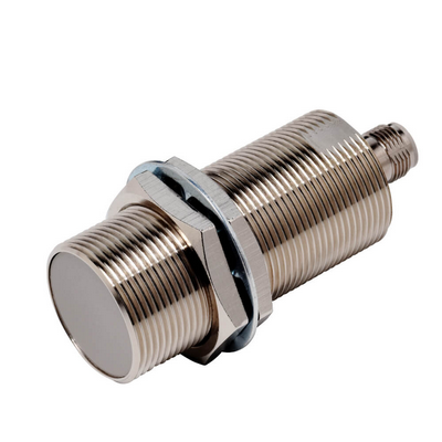 Omron Proximity Sensor, Inductive, Nickel-Brass, Long Body, M30, Shielded, 15 mm, DC, 3-Wire, NPN No, M12 Connector 4549734479653