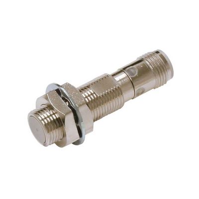 Omron Proximity Sensor, Inductive, Nickel-Brass, Short Body, M12, Shielded, 4 mm, DC, 3-Wire, NPN NC, M12 Connector 4549734466622