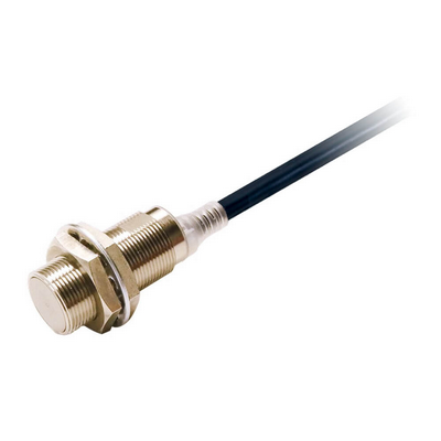 Omron Proximity Sensor, Inductive, Brass-Nickel, M18, Shielded, 5 mm, No, 5 m cable Robotic, DC 2-Wire, No Polarity 4549734184397