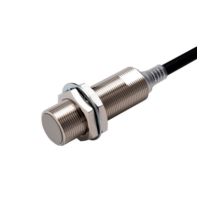 Omron Proximity Sensor, Inductive, Nickel-Brass, Long Body, M18, Shielded, 8 mm, DC, 3-Wire, NPN No, 2 M PREWEDE 454973473910