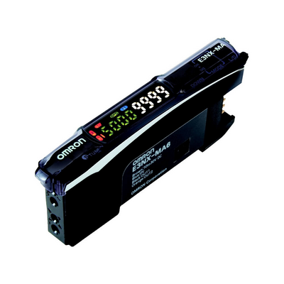 Omron Fiber Amplifier, 2 Fiber Input, Twin Digital Display, Smart Tuning, Multiple Functions, 2 NPN output, System Connector 4548583514737