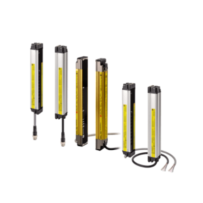 OMRON Güvenlik Işık Perdesi, F3SJ Temel, Tip 4, 25 mm çözünürlük, 0,2 ila 7,0 m aralık, 465 mm yükseklik, NPN 4548583056725