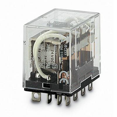 Omron Relay, Plug-in, 14-pine, 4pdt, 10a, 48 VAC 4536853621599