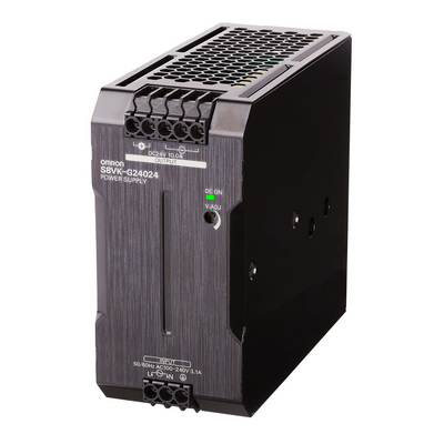 Omron Book Type Power Supply, Pro, 240 W, 24VDC, 10 A, DIN RAY Mounting 4548583357730