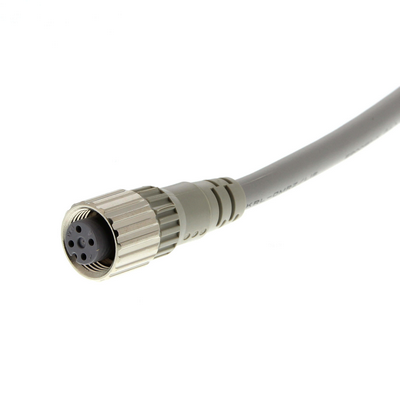 Omron cable M12 4-Pin, Socket, Straight, Fire-Retardant, Robot Cable, 4 Wire, 1 M 4536854224874