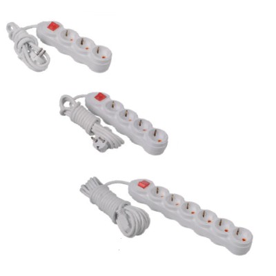 Pelsan-Six 6-Way-Group sockets with 2mt cable