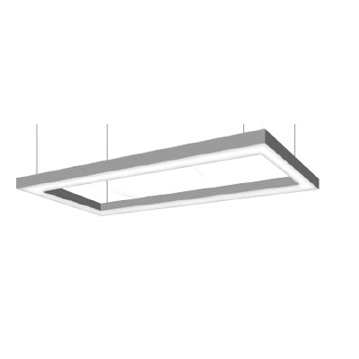 Pelsan-Architectural Luminaires-4 Suspension Set 5 m RAL 9005