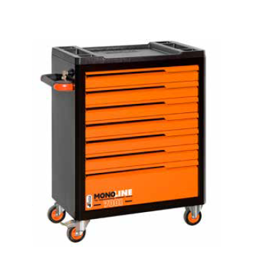  Retta Tool Cabinet with 7 Drawer Trolleys
