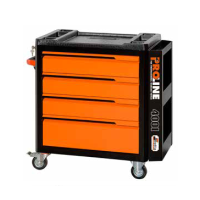 Retta Tool Cabinet with 4 Drawer Trolley