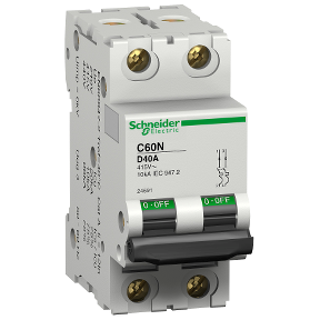 C60 - circuit breaker - C60N - 2P - 3A - D curve-3303430246558