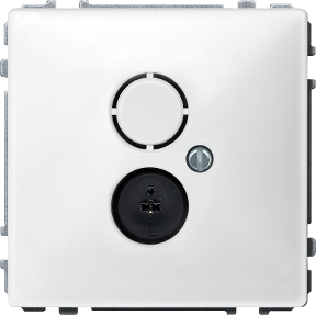audio socket, polar white, System Design-4011281803002