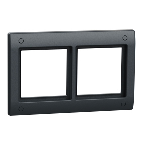 AQUADESIGN frame with screw connection, 2-pack, anthracite-4042811014308