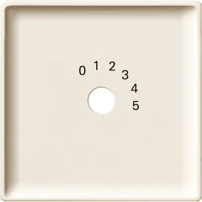 İstasyon seçim anahtarı için merkezi plaka, beyaz, Sistem Tasarımı-4011281898121