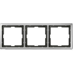 ARTEC frame, triple, stainless steel-4011281830602