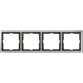 ARTEC çerçeve, 4'lü, paslanmaz çelik-4011281830657