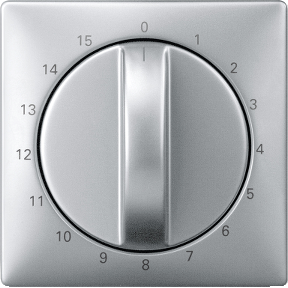 Zaman anahtarı girişi için merkezi plaka, 15 dak, alüminyum, Sistem Tasarımı-4011281857708