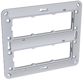 Altira - Fixing Frame - Italian Boxes - 2X3 Base 2 Sets - Plastic-3606480024436