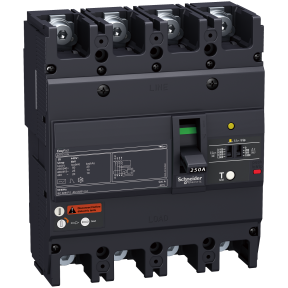 circuit breaker EasyPact EZCV250N - TMD - 63 A - 4-pole 4d-3303431119035