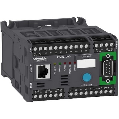 Motor Management, Tesys T, Motor Controller, Canopen, 6 Logic Inputs, 3 Relay Logic Outputs, 1.35 To 27A, 24 Vdc-3389119404709
