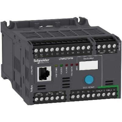 Motor Management, Tesys T, Motor Controller, Devicenet, 6 Inputs, 3 Relay Outputs, 1.35 To 27A, 100 To 240Vac-3389119404778