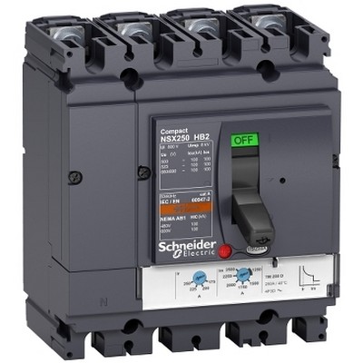 Circuit Breaker Compact Nsx100Hb2 - Tmd - 100 A - 4 Poles 4D-3606480479106