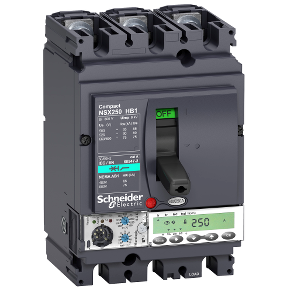 circuit breaker Compact NSX100HB1 - Micrologic 5.2 E - 100 A - 3 poles 3d-3606480479540