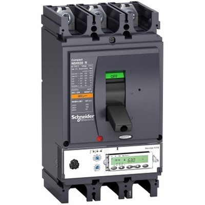 Circuit Breaker Compact Nsx630R - Micrologic 5.3 E - 630 A - 3 Poles 3D-3606480481147
