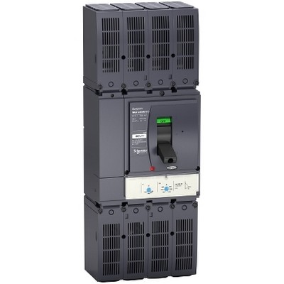 Circuit Breaker, Compact Nsx1000 Tm-Dc, 2 Poles, 1000 A, 50 Ka At 600 Vdc, Without Bare Cable Connector-3606480937880