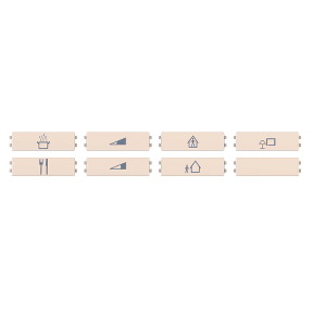 Unica Wireless Rf Script Symbol Kit - Ivory-3606485110707