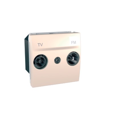 Unica TV/FM Socket - star end - 2 Modules-8420375126082