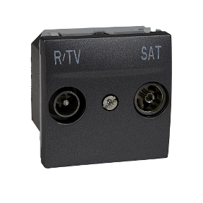 Unica Tv-Fm/Sat Socket - Switching Terminal - 2 Modules-8420375153002