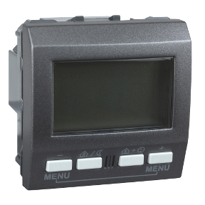 KNX Unica Top Thermostat graphite-3606480213557