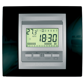 Unica Top/Class - Weekly Programmable Timer - 230Vac - 2M - Aluminum-8420375115185