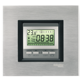Unica Üst/Sınıf - termostat - 230 VAC - 2 m - alüminyum-8420375144819