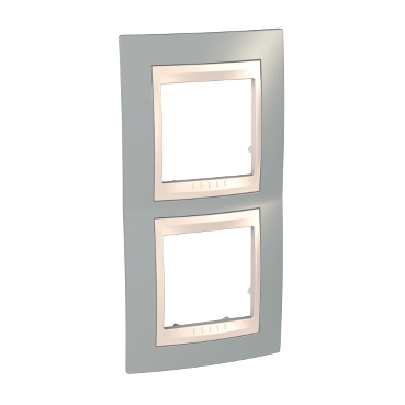 Unica Mystic gray-Ivory Double vertical frame-8420375132298