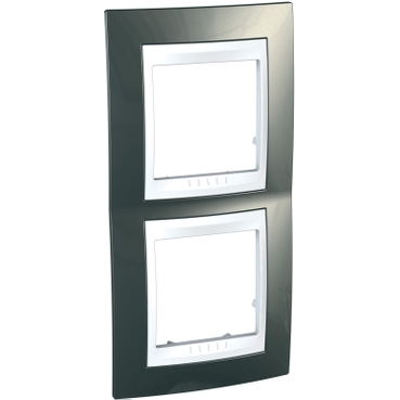 Unica Champagne-White Double vertical frame-8420375132403