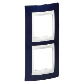 Unica Navy Blue-White Double Vertical Frame-8420375132410