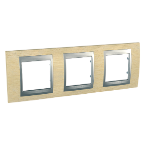 Unica Top - Door Frame - 3-Piece Frame, H71 - Natural Beech/Aluminium-8420375116007