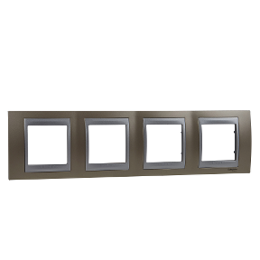 Unica Onyx Copper-Aluminum Quadruple Horizontal Frame-8420375155365