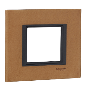 Unica Class - Cover Frame - 1 Set - Sahara Leather-8420375166927