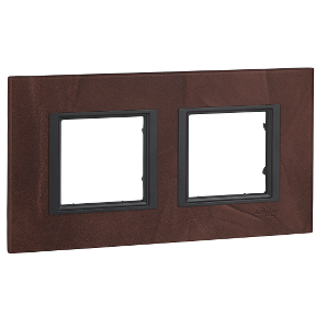 Unica Class - Cover Frame - 2 Sets - Truffle Skin-8420375167030