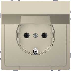Grounded Socket with Cover, Child Proof Field, System Design-3606480889240