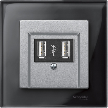 Merten Speaker Socket key cover, System-M, Aluminum-3606485000947