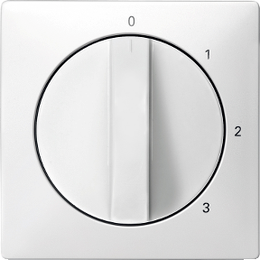 Center plate for three-stage rotary switch, polar white, Artec/Antik-3606485001814