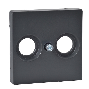 Merten TV Prizi tuş kapağı (2 delikli), System-M, Antrasit-3606480309496