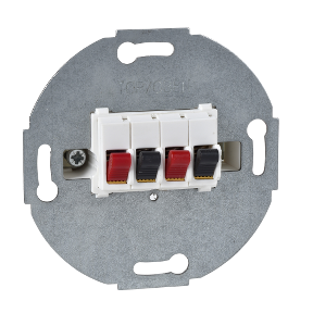 Speaker Connection Mechanism, 2 Keys, Pole White-3606485005317